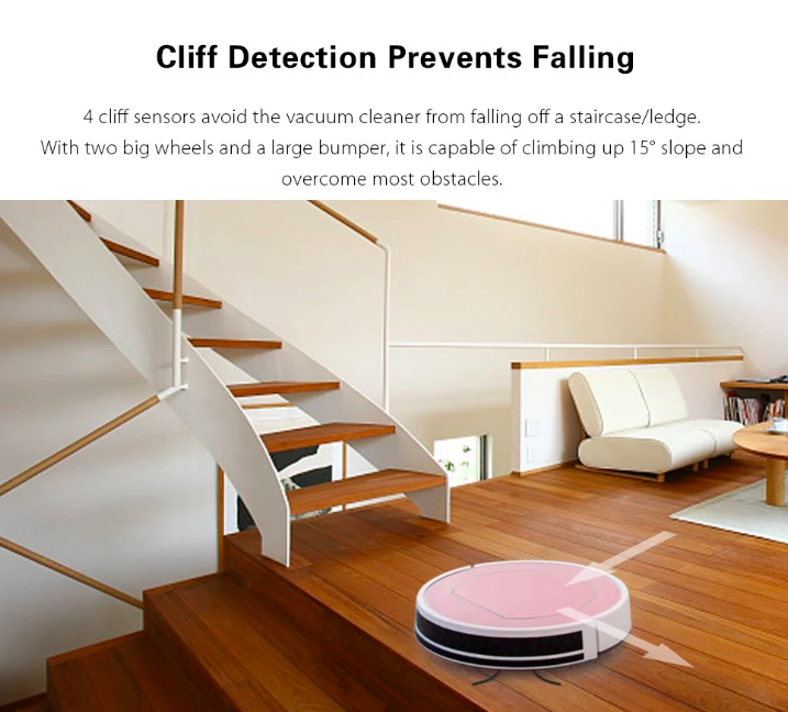 robot vacuum cliff detection