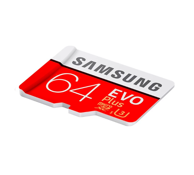 samsung evo plus microsd card angle
