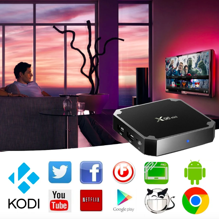 smart box living room setup