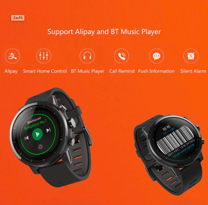 smartwatch alipay music player