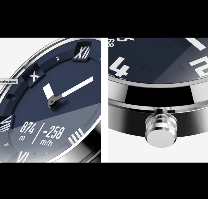 smartwatch closeup design