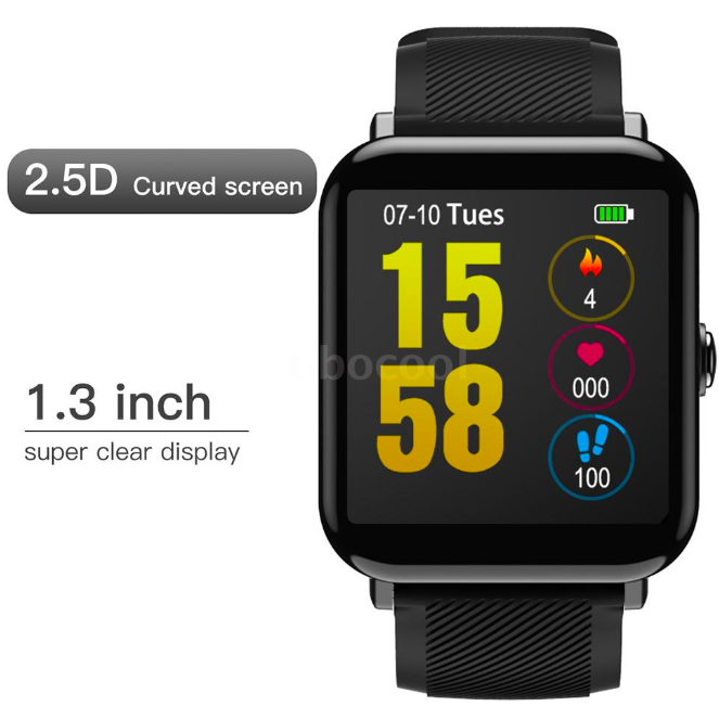 smartwatch curved screen display