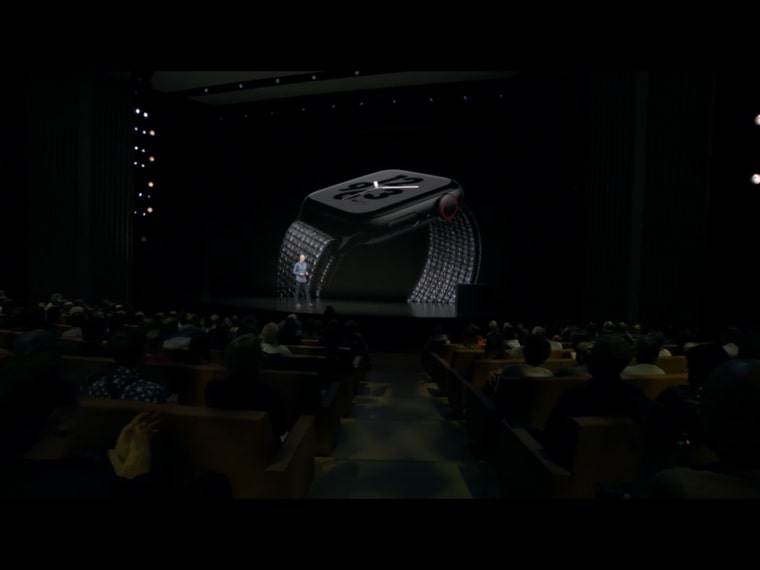 smartwatch dark band presentation