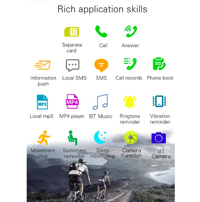 smartwatch features icons
