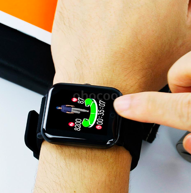 smartwatch on wrist