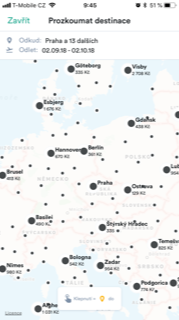 travel destination map