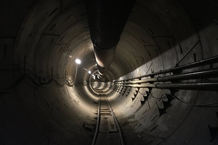 underground tunnel view