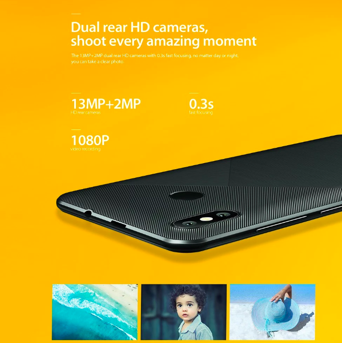 vernee t3 pro camera features