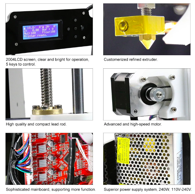 3d printer features overview