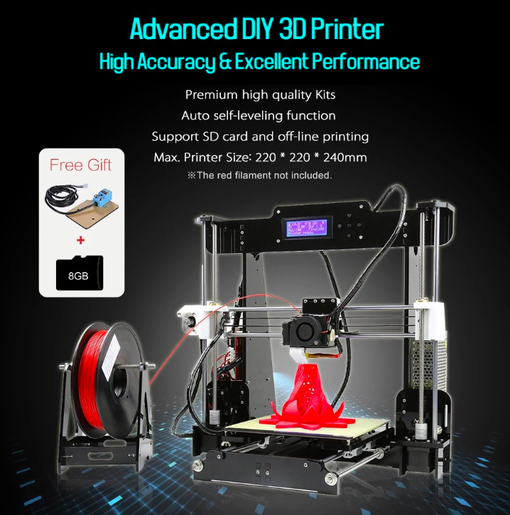 advanced diy 3d printer features