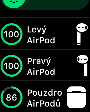 airpod case battery status