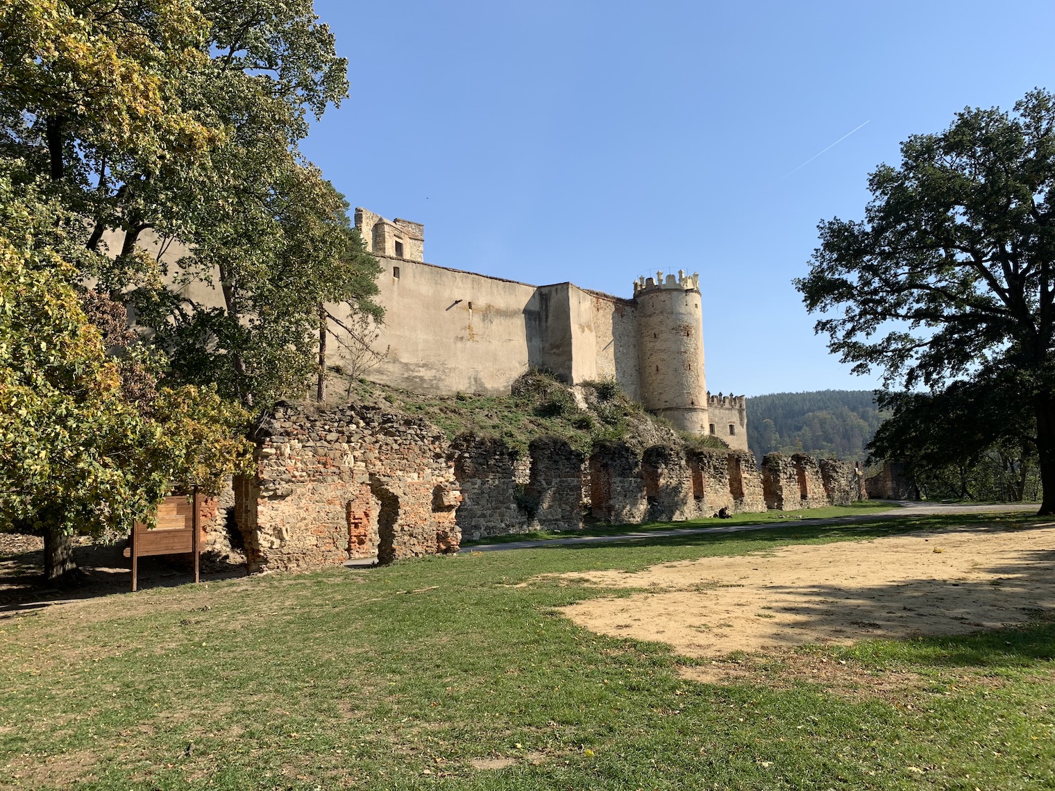 ancient castle ruins
