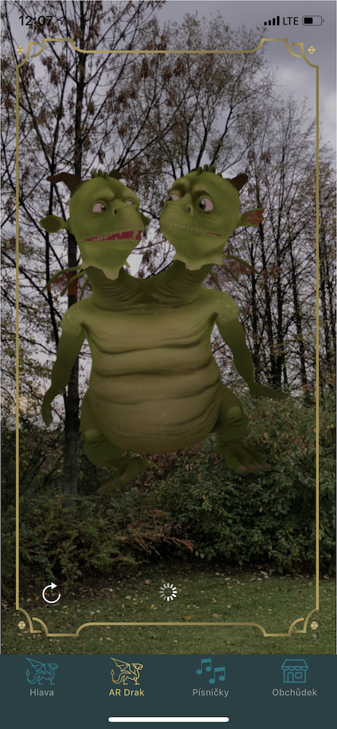 ar dragon forest background