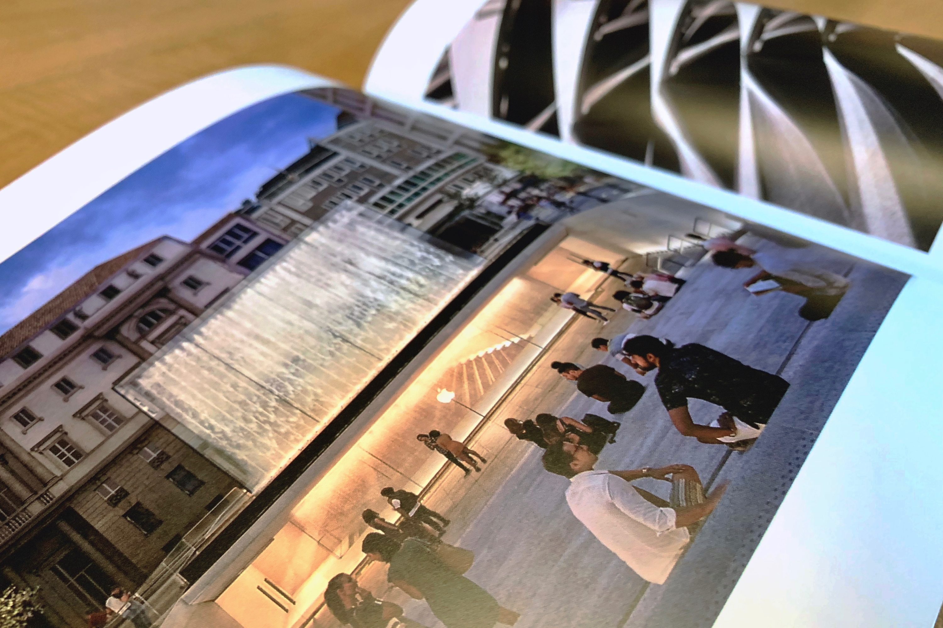 architecture book open pages