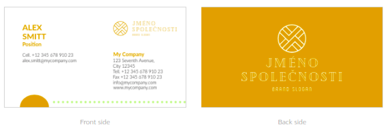 business card design