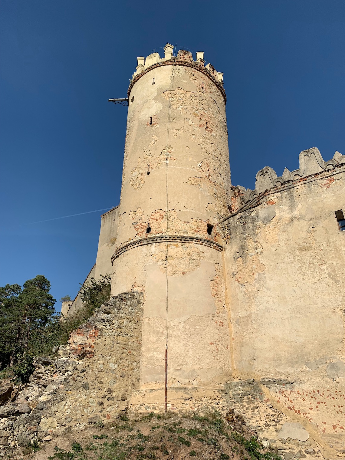 castle tower closeup