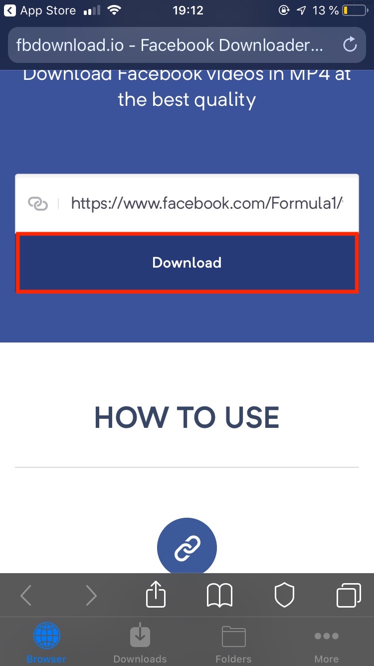 Jak stáhnout libovolné video z iOS aplikace Facebooku do iPhonu Letem