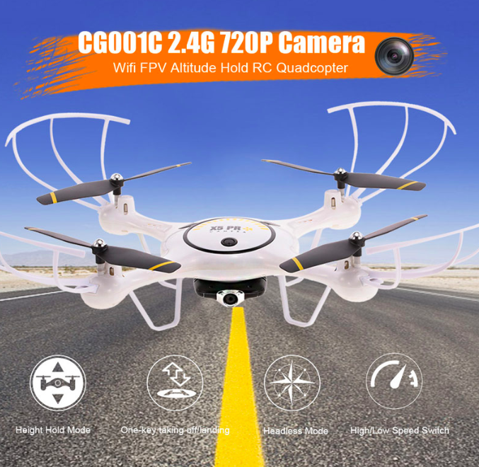 drone on road with features