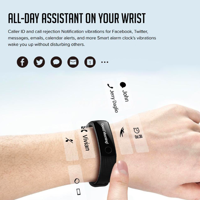 fitness band all day assistant