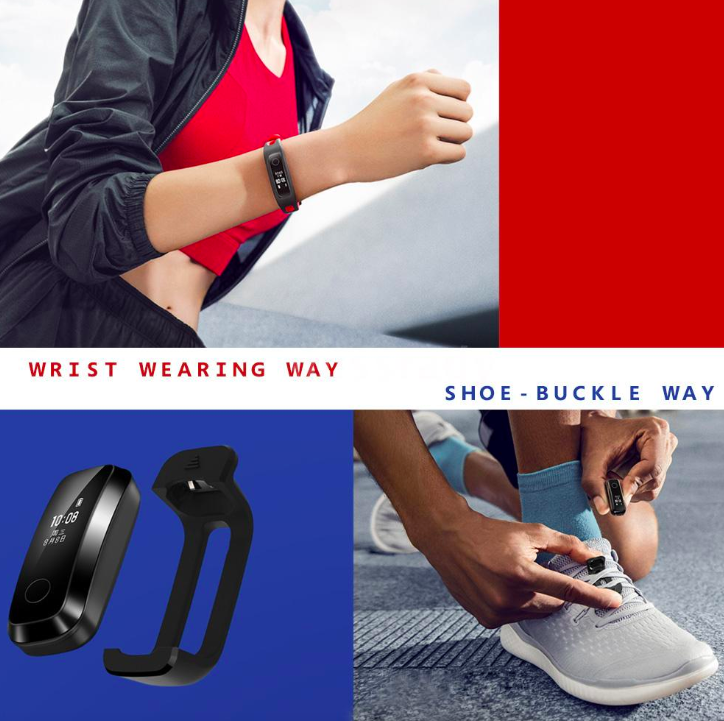 fitness tracker wrist shoe