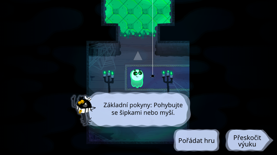 game instructions screen