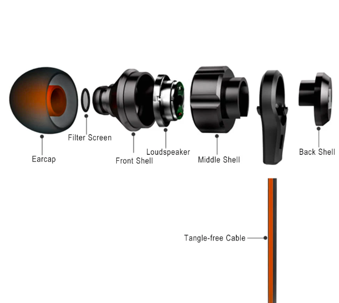 headphones exploded view