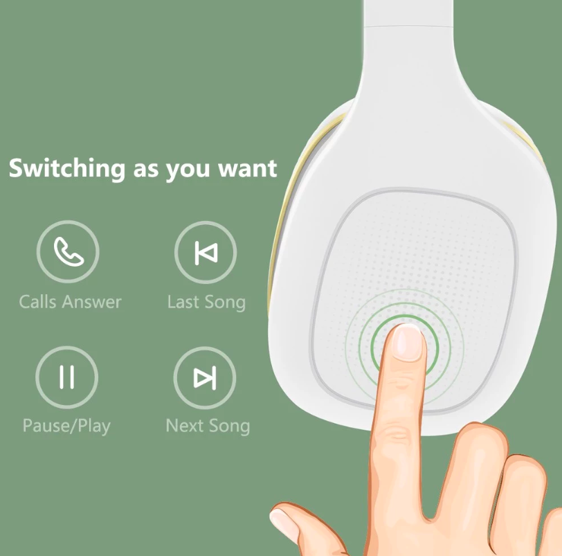 headphones touch controls