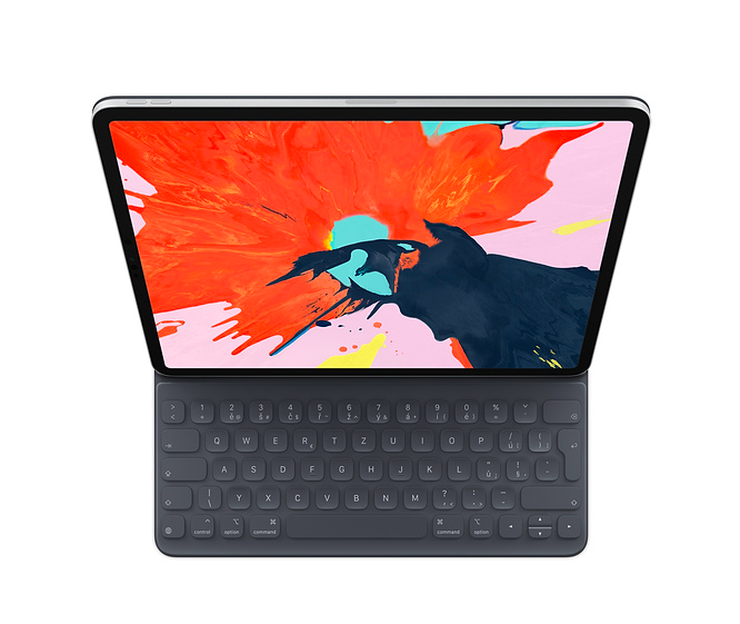 ipad pro top view keyboard