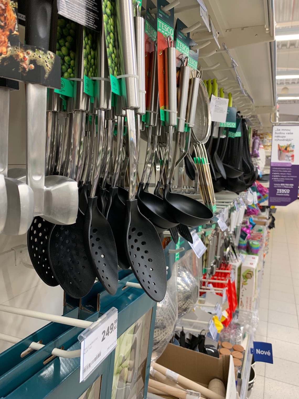 kitchen utensils in store
