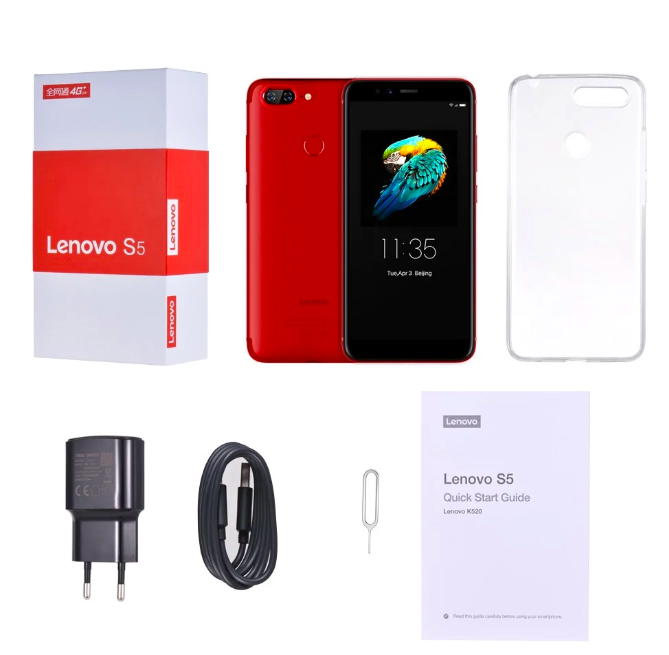 lenovo s5 package contents