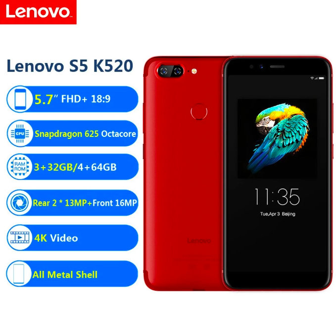 lenovo s5 specifications