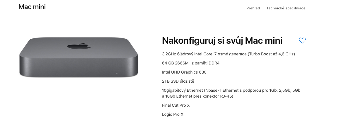 mac mini purchase page