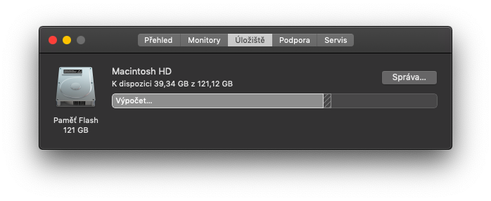 mac storage calculation