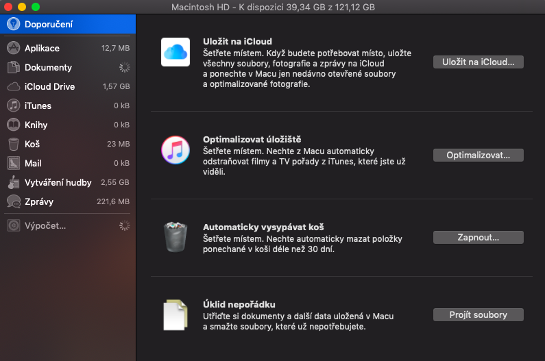 mac storage settings