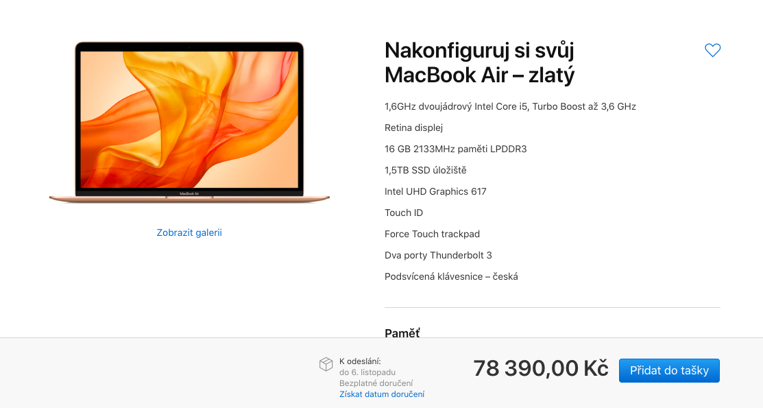 macbook air purchase page