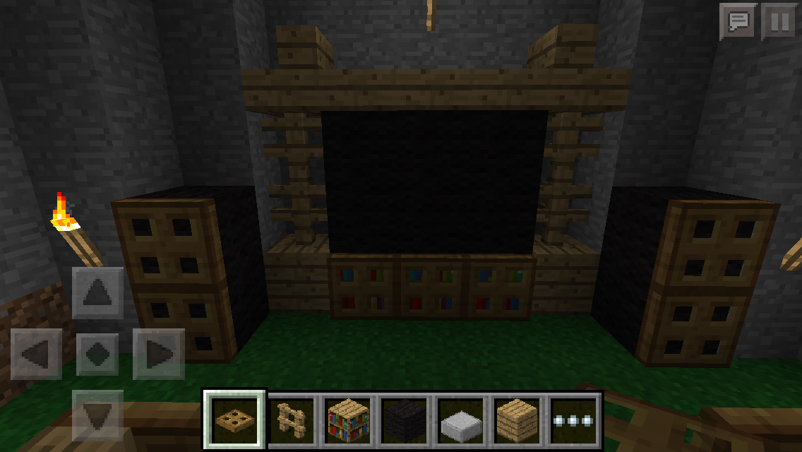 minecraft home theater setup