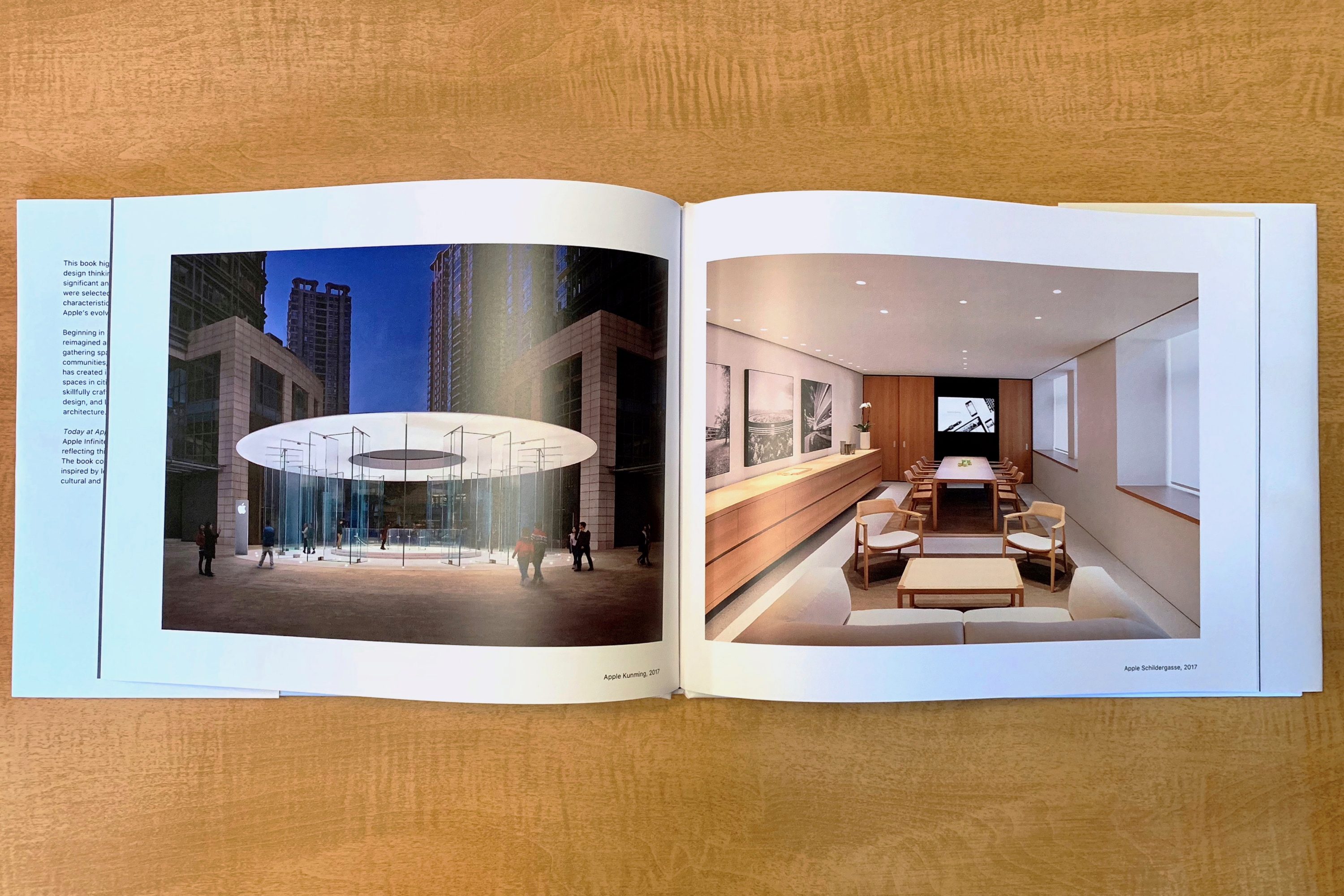 open book modern interior