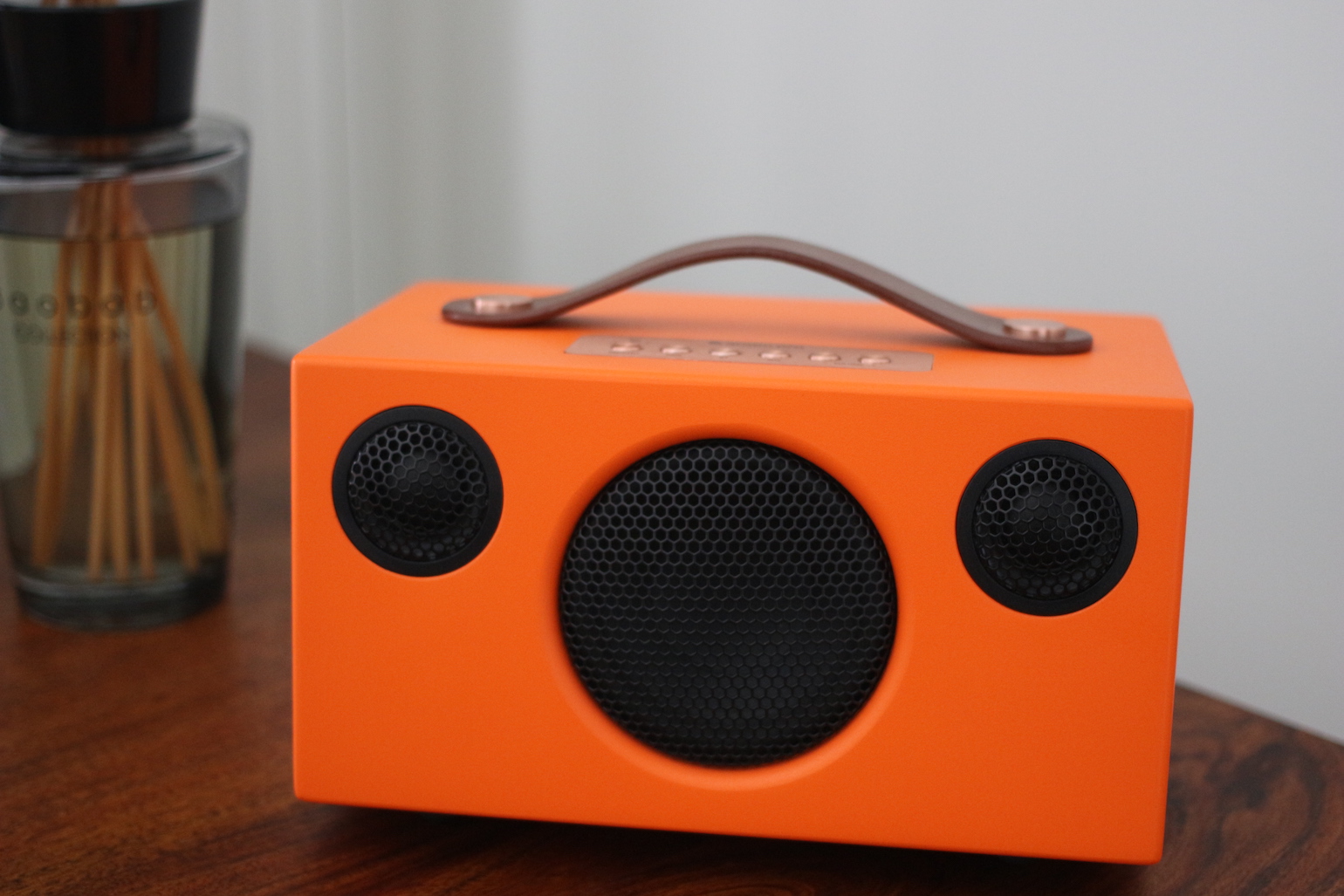 orange speaker front view
