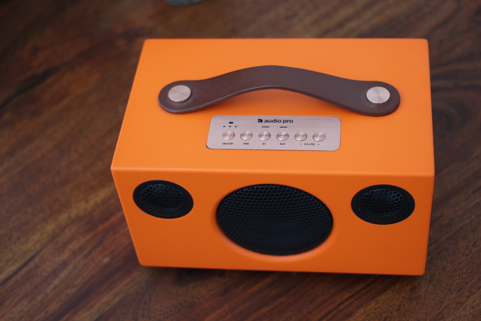 orange speaker top angle