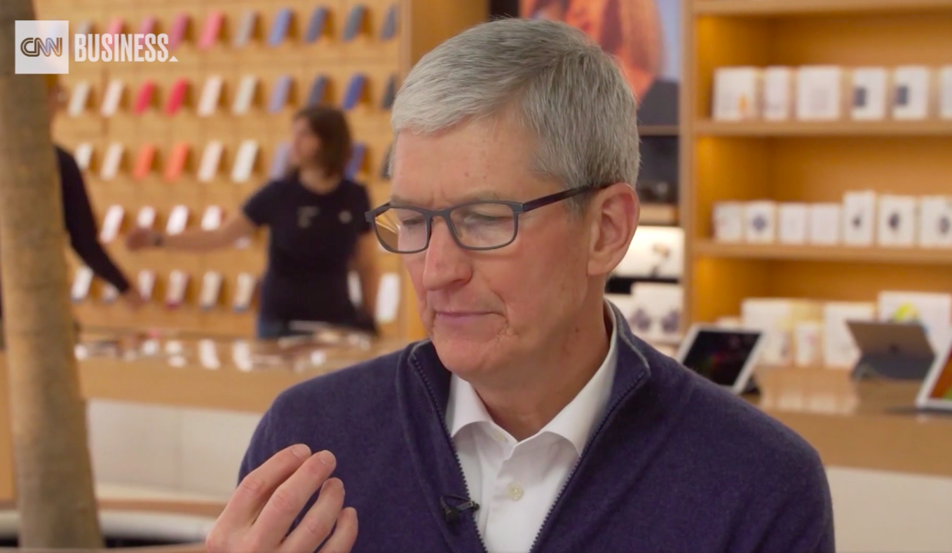 person in tech store