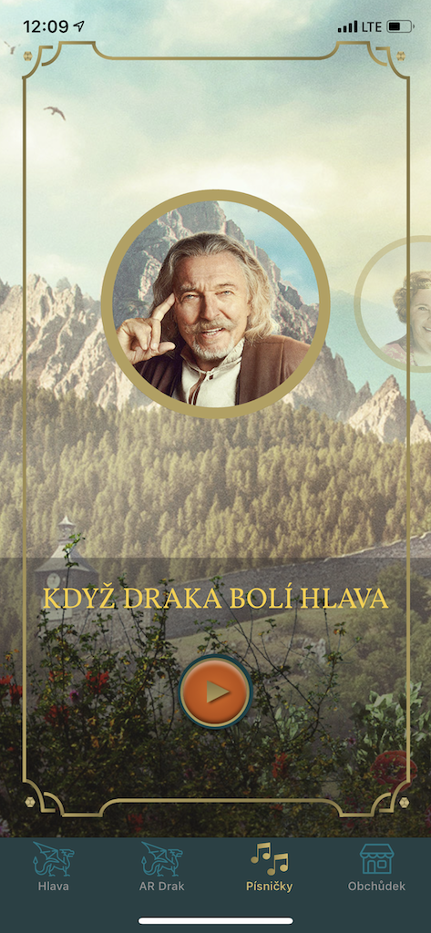 portrait mountain background