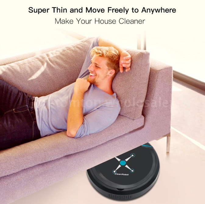 robot vacuum under couch