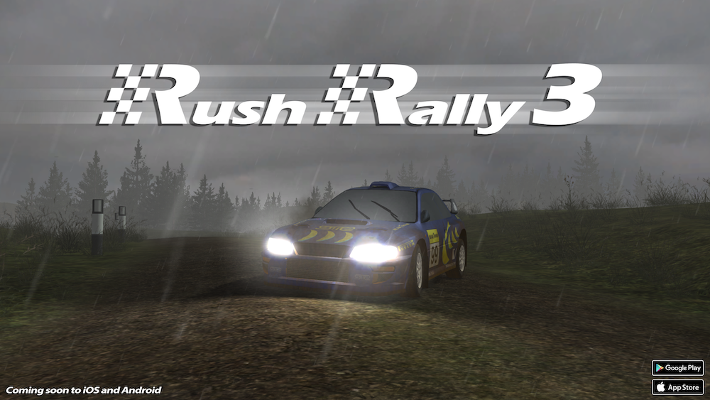 rush rally 3 rainy race