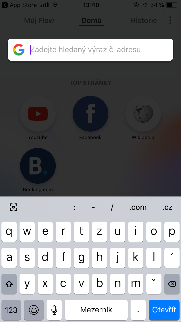 search bar with icons