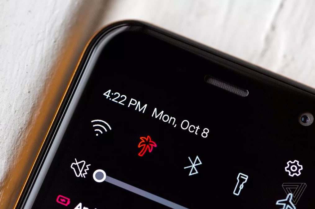smartphone notification bar