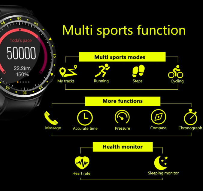 smartwatch multi sport functions