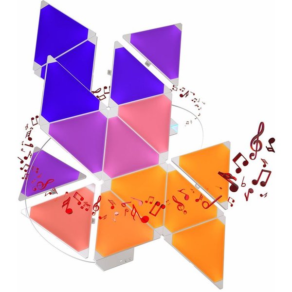 triangular led light panels