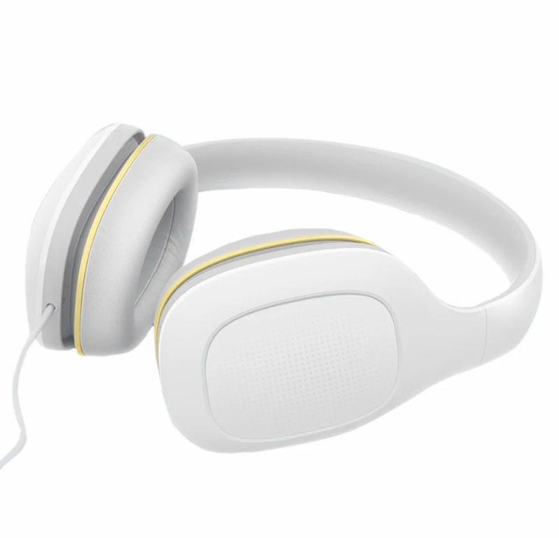white headphones laying flat