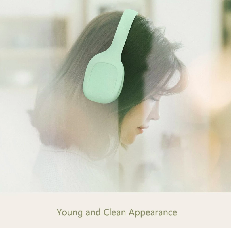 young woman wearing headphones