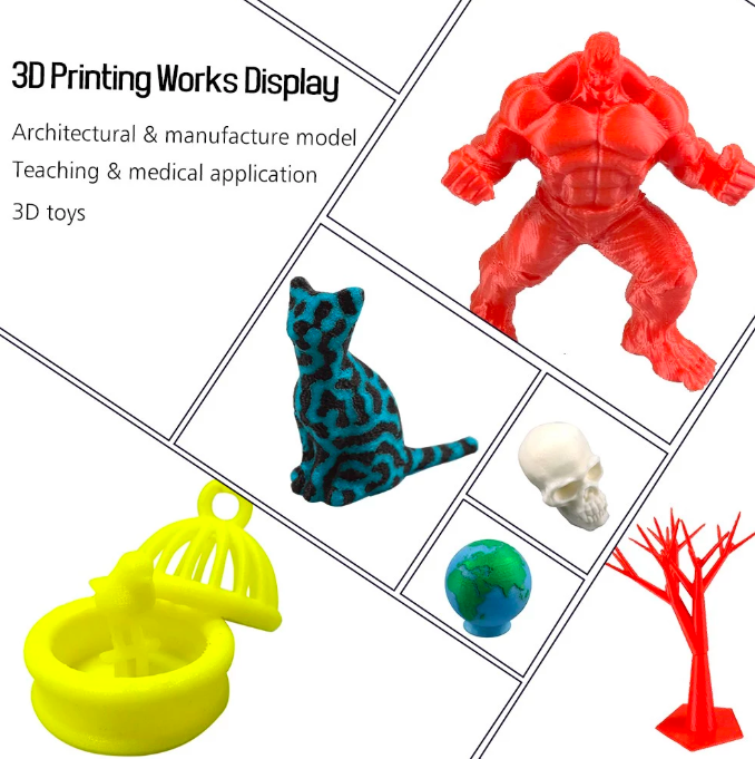 3d printing toys display